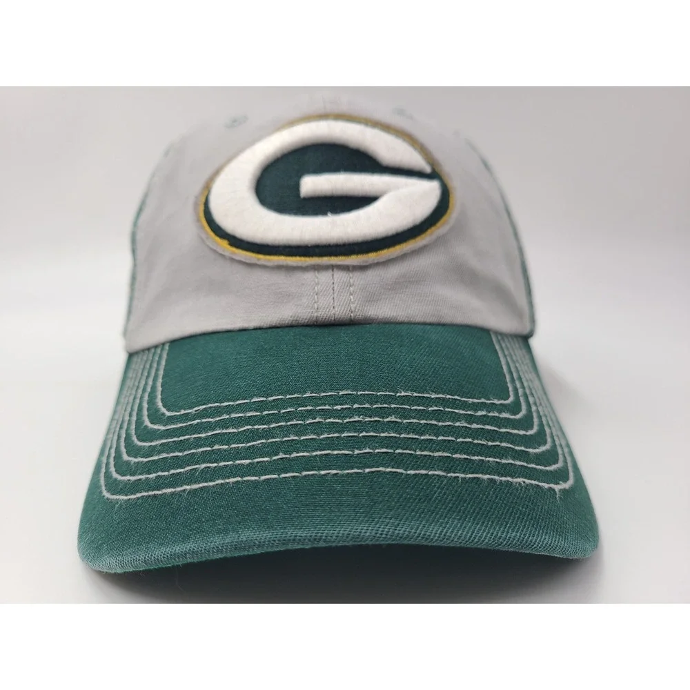 Green Bay Packers 47 Brand Strapback Adjustable Hat Cap Men Women NFL Gray Green